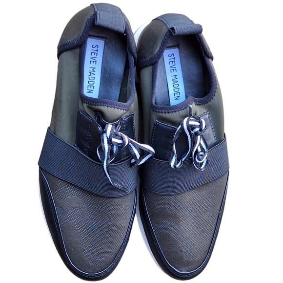 Steve Madden "Arctic" army green sneakers size 8US - Picture 5 of 10